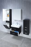 Зеркальный шкаф Aquaton Америна 60 L с подсветкой Белый арт-1A135302AM01L — фото 3, Зеркальные шкафы в ванную