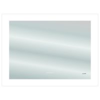 Зеркало Cersanit Led 060 Design Pro 80 с подсветкой с диммером, часами и подогревом арт-KN-LU-LED060*80-p-Os — фото 1, Зеркала в ванную комнату