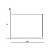 Товар: Зеркало Creto Provence 100 Venge арт-9-1080V - фото 2 Зеркало Creto Provence 100 Venge арт-9-1080V — фото 2, Зеркала в ванную комнату