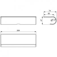 Полочка для смесителя Ideal Standard Ceratherm Хром арт-A7215AA — фото 4, Полки для ванной и душа