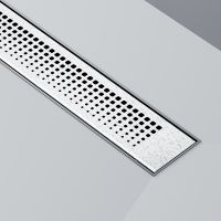 Душевой лоток AM.PM PrimeFlow 60 с решеткой Хром матовый Cut Gradient арт-W02SC-P11-060-01SB — фото 11, Душевые лотки