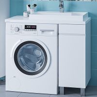 Тумба под раковину СанТа Марс 90 Белая арт-700290 — фото 1, Тумбы под раковину