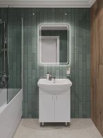 Зеркало Orange Nature 60 с подсветкой с сенсорным выключателем арт-ON-60ZE — фото 6, Зеркала в ванную комнату