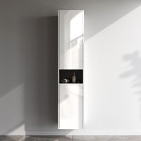 Товар: Ниша для пенала AM.PM Func 40 Белая глянцевая арт-M8FOH0401WG - фото 4 Ниша для пенала AM.PM Func 40 Белая глянцевая арт-M8FOH0401WG — фото 4, Полки