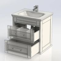 Товар: Тумба под раковину Aquanet Бостон 60 подвесная Белый матовый арт-209679 - фото 3 Тумба под раковину Aquanet Бостон 60 подвесная Белый матовый арт-209679 — фото 3, Тумбы под раковину