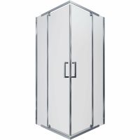 Душевой уголок Triton Каппа-Хром 90х90 профиль Хром стекло прозрачное арт-Щ0000054220 — фото 10, Душевые уголки трапеция