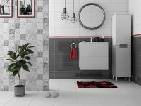 Товар: Керамическая плитка Cersanit Manhattan серая настенная 19,8x59,8 см арт-MA2O091 - фото 5 Керамическая плитка Cersanit Manhattan серая настенная 19,8x59,8 см арт-MA2O091 — фото 5, Керамическая плитка