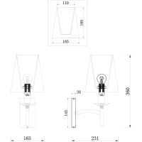 Настенный светильник Maytoni Modern Krona Серый, никель арт-MOD076WL-01N — фото 3, Бра