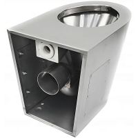 Товар: Унитаз Nofer приставной Нержавеющая сталь матовая без сиденья арт-13012.S - фото 3 Унитаз Nofer приставной Нержавеющая сталь матовая без сиденья арт-13012.S — фото 3, Приставные унитазы