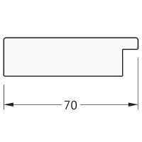 Зеркало Evoform Octagon 57х57 в багетной раме - Соты медь 70 мм арт-BY 7306 — фото 4, Зеркала в ванную комнату