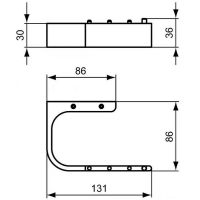 Держатель туалетной бумаги Ideal Standard Moments Хром арт-N1148AA — фото 2, Держатели туалетной бумаги