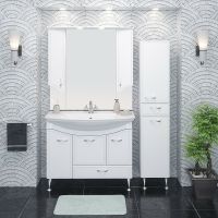 Товар: Тумба под раковину Runo Севилья 105 Белая арт-00000000598 - фото 2 Тумба под раковину Runo Севилья 105 Белая арт-00000000598 — фото 2, Тумбы под раковину