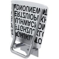 Сиденье для душа Ravak Ovo-B Text Прозрачное с надписью Хром арт-B8F0000030 — фото 2, Сиденья