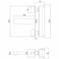 Смеситель для раковины Abber Daheim Никель арт-AF82122NG — фото 3, Смесители для раковины