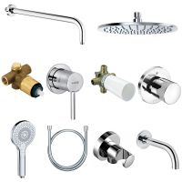 Душевая система Kludi Bozz Хром арт-386340576 — фото 1, Встраиваемые душевые комплекты