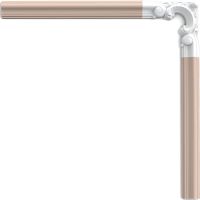 Угловой элемент Orac Decor 132x17x132 мм арт-P8030D — фото 2, Молдинги