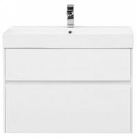 Тумба под раковину Aquanet Бруклин 85 подвесная Белая арт-203960 — фото 1, Тумбы под раковину