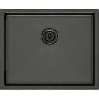 Кухонная мойка Paulmark Next 54 Uni Вороненая сталь арт-PM215444-GM — фото 1, Кухонные мойки