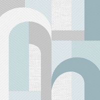 Обои Andrea Rossi Gallinara Винил на флизелине (1,06*10,05) Серый/Белый/Голубой, Геометрия/Абстракция арт-54318-4 — фото 1, Обои для стен