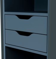 Шкаф пенал AM.PM Inspire V2.0 40 Графит матовый арт-M50ACHX0406GM — фото 7, Пеналы для ванной комнаты