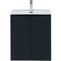 Тумба под раковину Aquanet Алвита New 60 подвесная Антрацит арт-277523 — фото 5, Тумбы под раковину