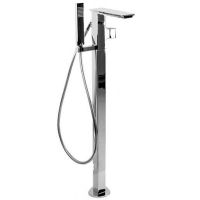 Смеситель для ванны Bravat Phillis напольный Хром арт-F656101C-B3-ENG — фото 1, Смесители напольные