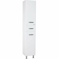 Шкаф пенал Bellezza Балтика 35 Белый арт-4628904090017 — фото 1, Пеналы для ванной комнаты