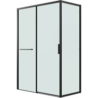 Душевой уголок Grossman Style 120х70 профиль Черный матовый стекло прозрачное арт-120.K33.05.1270.21.00 — фото 1, Прямоугольные душевые уголки