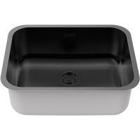 Товар: Кухонная мойка Paulmark Vello 53 Uni Черная матовая арт-VE53-MBN - фото 2 Кухонная мойка Paulmark Vello 53 Uni Черная матовая арт-VE53-MBN — фото 2, Кухонные мойки