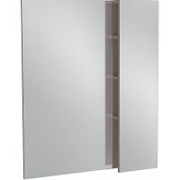 Зеркало со шкафом Jacob Delafon Soprano 78 Серый арт-EB1336-NF — фото 1, Зеркальные шкафы в ванную
