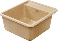 Кухонная мойка Aquaton Беллис 57 Песочная арт-1A724932BS220 — фото 2, Кухонные мойки