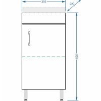 Товар: Тумба под раковину Stella Polar Концепт 40 Белая арт-SP-00000232 - фото 4 Тумба под раковину Stella Polar Концепт 40 Белая арт-SP-00000232 — фото 4, Тумбы под раковину