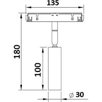 Трековый светильник Crystal Lux Space Белый арт-CLT 0.33 003 6W WH 4000К — фото 2, Трековые светильники