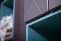 Тумба под раковину Бриклаер Кристалл 100 подвесная Софт Графит Ясень Анкор темный арт-4627125414565 — фото 3, Тумбы под раковину