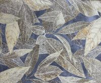 Обои RASCH Murano Винил на флизелине (1,06*10,05) Серый/Золото, Листья арт-645552 — фото 1, Обои для стен