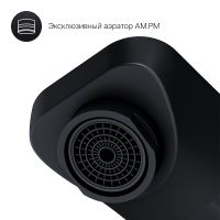 Смеситель для раковины AM.PM X-Joy Черный матовый арт-F85A72622 — фото 6, Смесители для раковины