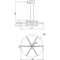 Подвесной светильник Maytoni Modern Origami Черный арт-MOD163PL-L38B4K — фото 6, Подвесные светильники