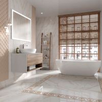 Керамогранит Kerama Marazzi Карелли бежевый светлый лаппатированный SG642602R 60х60 см арт-SG642622R — фото 2, Керамогранит