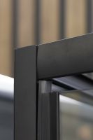 Душевой уголок Niagara Nova NG-6801-08 BLACK 90х90 профиль Черный стекло прозрачное арт-68010811BLACK — фото 6, Квадратные душевые уголки