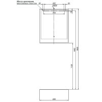 Зеркало Aquanet Милан 70 с подсветкой Белый глянец с сенсорным выключателем арт-336391 — фото 6, Зеркала в ванную комнату