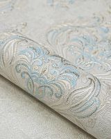 Обои Solo Casablanca Винил на флизелине (1,06*10) Серый/Синий, Дамаск арт-SL8870-23 — фото 2, Обои для стен