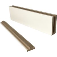 Брус декоративный Ликорн 40x110 грунтованный под покраску 2800x40x110 мм арт-Брус декор. 40x110 грунтованный под покраску — фото 4, Рейки