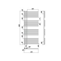 Водяной полотенцесушитель Ravak Style 50х120 Хром арт-X04000083673 — фото 4, Водяные полотенцесушители