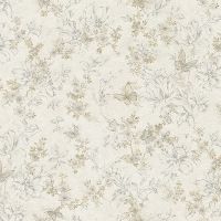 Обои Emiliana Parati Blumarine 5 Винил на флизелине (1,06*10,05) Бежевый, Бабочки/Цветы арт-29028BM — фото 1, Обои для стен