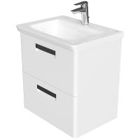 Тумба под раковину Roca The Gap 60 подвесная Белая матовая арт-ZRU9302734 — фото 1, Тумбы под раковину