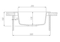Товар: Кухонная мойка Aquaton Иверия 48 Серый арт-1A711032IV230 - фото 4 Кухонная мойка Aquaton Иверия 48 Серый арт-1A711032IV230 — фото 4, Кухонные мойки