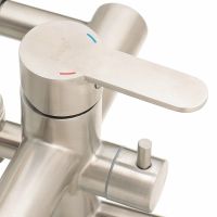 Душевая система Frap H801 Сатин арт-F24801 — фото 9, Душевые стойки