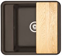 Кухонная мойка Aquaton Беллис 57 Кофе арт-1A724932BS280 — фото 3, Кухонные мойки