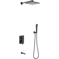 Товар: Душевая система Berges Nardis 3S Black Черная матовая арт-071006 - фото 1 Душевая система Berges Nardis 3S Black Черная матовая арт-071006 — фото 1, Встраиваемые душевые комплекты