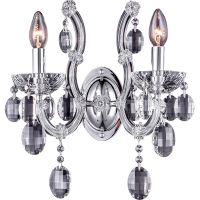 Настенный светильник Crystal Lux Прозрачный Хром арт-HOLLYWOOD AP2 CHROME — фото 1, Бра